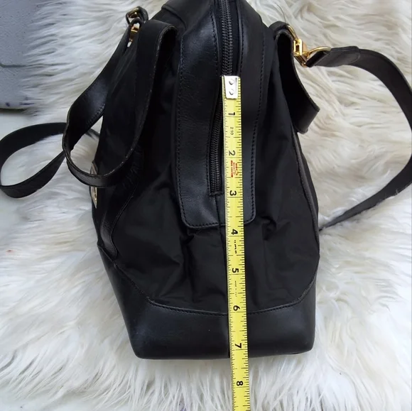 Moschino Canvas & leather logo xbody bag